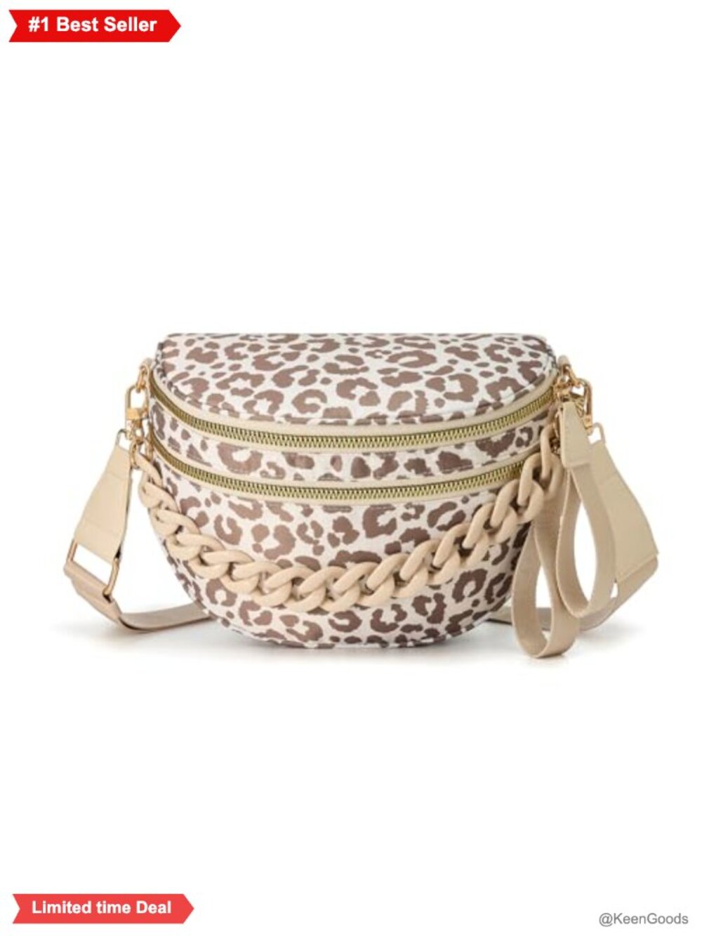 Nylon Checkered Crossbody Bag Sling Fanny Pack Adjustable Strap Plus Size